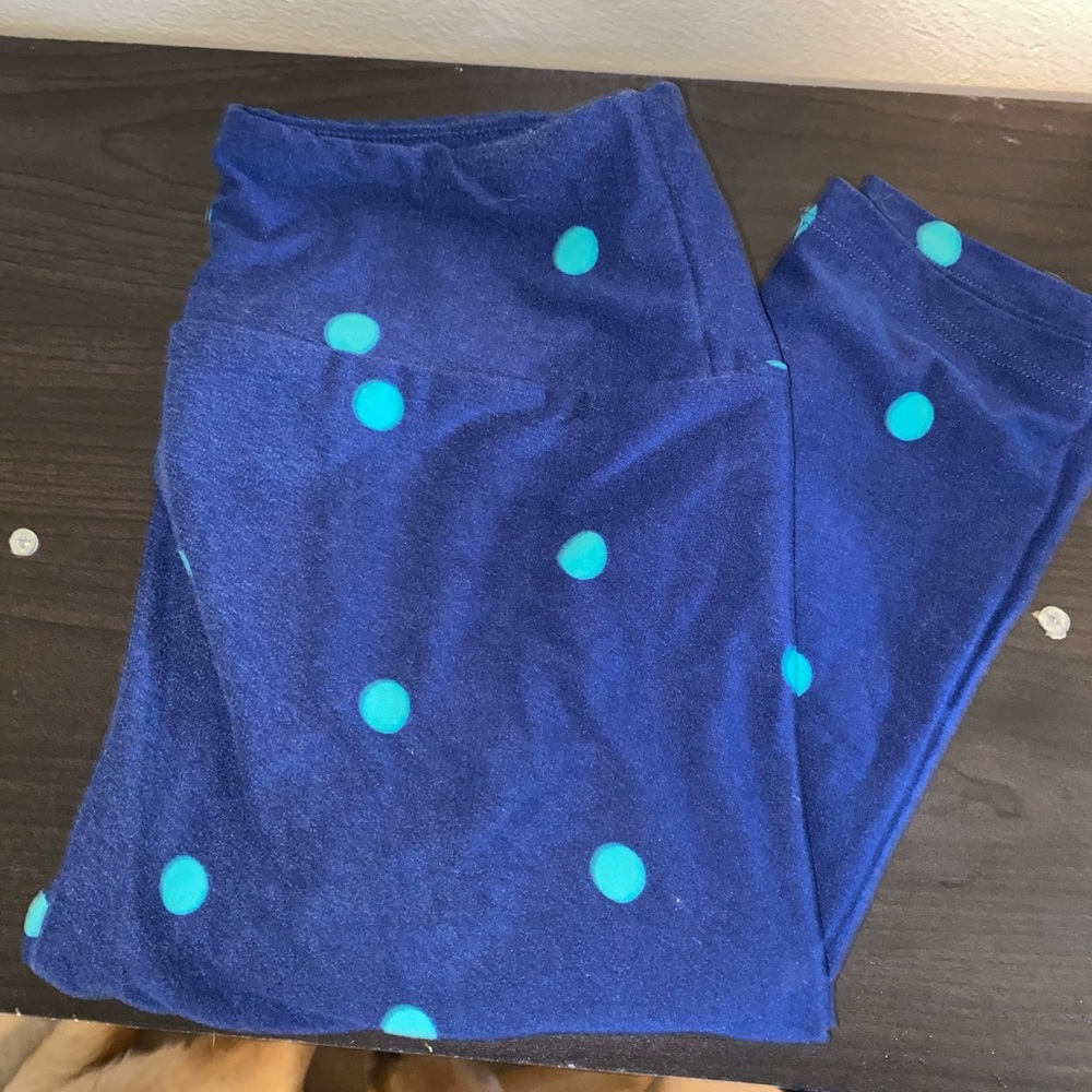LuLaRoe polka dot leggings